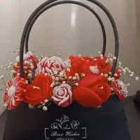 هدیه خاص باکس گل شمع جاودان، فلاوربگ شمع