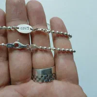 گردنبندهای نقره ساچمه ای|جواهرات|زنجان, |دیوار