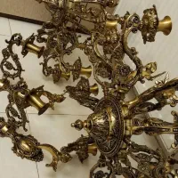 لوستر برنزی فرشته خاص دو عدد و دو عدد دیواری