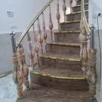 نرده استیل پله استیل