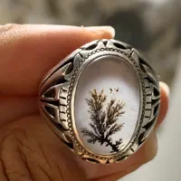 انگشتر و زنجیر نقره