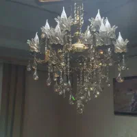 لوستر برنجی|لوستر و چراغ آویز|قرچک, میرزائی جنوبی|دیوار