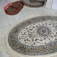 فرش بیضی زمردمشهد