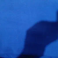 چادر ژاپنی ساده آبی کاربونی