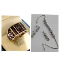 نقره۹۲۵ نیم ست و انگشتر