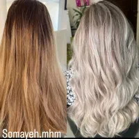 رنگ مو و دکلره و بوتاکس و کراتین و پروتئین مو