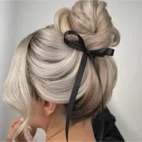 میکاپ شنیون زلف محلی