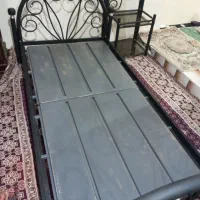 تختخواب تک نفر اهنی|تخت و سرویس خواب|تیکمه داش, |دیوار