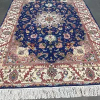 فرش دستباف ابی کاربنی گل ابریشم (بساک کرج هستیم )|فرش|تهران, گلستان (شهرک راه آهن)|دیوار