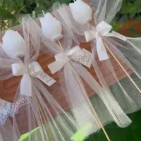 گیفت شمع گل لاله|صنایع دستی و سایر لوازم تزئینی|فردوس (خراسان), |دیوار