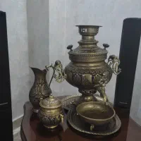 سماور برنز سیاه قلم