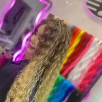 اکستنشن و بافت مو با موی طبیعی و الیاف