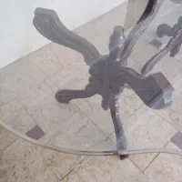 شیشه ی میز ۶الی۸نفره ۱۵میل تک بدون پایه