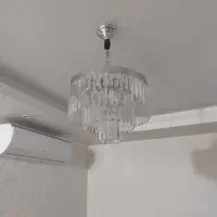 دو عدد لوستر فلزی سایز 45