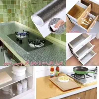 فویل چسبی کابینت آشپزخانه طلایی نقره ای