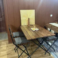 میـزنـهار خوری چوبـ روسی تـاشــو مدرن