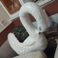 مجسمه قو سفالی