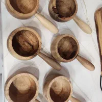 ۶ عدد پیاله چوبی