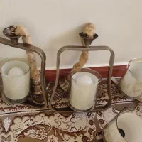 لوستر آویز فلزی