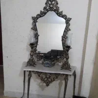 ائینه شمعدان برنزی