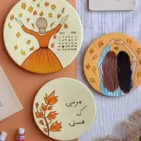 دیوار کوب سفالی