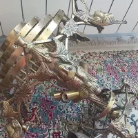 لوستر برنجی قدیمی وزیبا