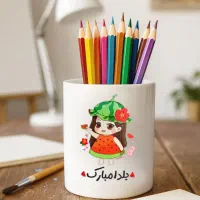 جا قلمی هدیه مدارس یلدا  جامدادی رو میزی