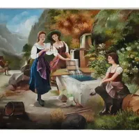 تابلو نقاشی رنگ روغن