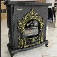 بخاری گازی طرح ستون دار شومینه مدل n4g6h34|بخاری، هیتر، شومینه|رشت, رشتیان|دیوار