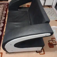 کلاف مبل چرم و جلو مبلی