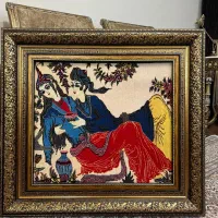 تابلو فرش دستبافت آکبند