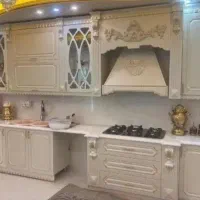 کابینت اشپـزخانه ممبران روکشCNC باچسب هنکل المان
