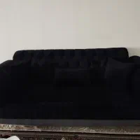 مبل 7نفره راحتی مخمل سفارشی  در حد نو