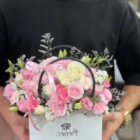 کیف باکس گل