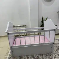 تخت کودک مناسب از نوزادی تا ۶سالگی همراه با تشک