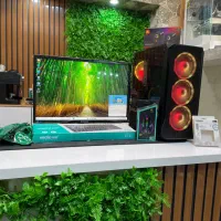 پکیج کامپیوتر کامل کیس،مانیتور،کیبورد،موس،اسپیکر