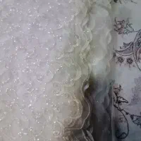 هفده متر پارچه پرده ای نو به رنگ نباتی|پرده، رانر، رومیزی|تهران, سلسبیل شمالی|دیوار