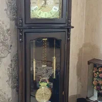 ساعت ایستاده تمام چوب اصلی موتور آمریکایی