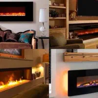 شومینه برقی middle sizeنمایشی flat و 3D|بخاری، هیتر، شومینه|تهران, بنیهاشم|دیوار