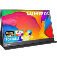 مانیتور قابل حمل تایپ c و پنل خورشیدی کمپ