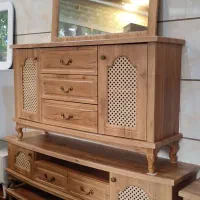 آینه و کنسول کد ۸۱۸|بوفه، ویترین، کنسول|کرج, پیشاهنگی|دیوار