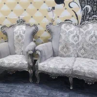 فروش مبل۷نفره وتخت خواب یک نفره و صندلی وکمد