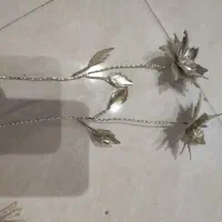 گلدان ملیله . شاخه گل نقره|صنایع دستی و سایر لوازم تزئینی|تهران, سازمان برنامه شمالی|دیوار