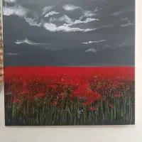 تابلو نقاشی دشت لاله