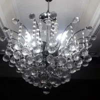 ی جفت لوستر ۱۶ شاخه|لوستر و چراغ آویز|کرمانشاه, |دیوار