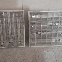 دو عدد چراغ سقفی توکار ۶۰ در ۶۰