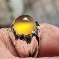 عقیق زرد فاخر یمن