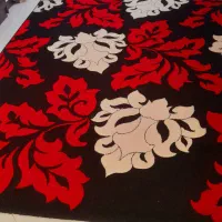 فرش ۰میزناهارخوری وآواژور۰چرخ خیاطی ۳گل پنکه سقفی