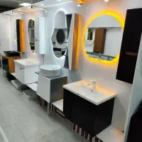 روشویی کابینتی آنجلا 80×46 سفید طوسی|لوازم سرویس بهداشتی|کرج, گلشهر|دیوار