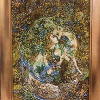 پشتی ابریشم|فرش|تهران, فرمانیه|دیوار